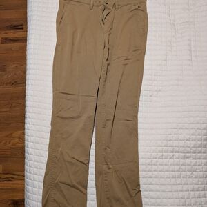 L.L. Bean Tan Chinos Lightweight Cotton Blend